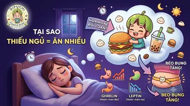 Giải Mã Cơn Ác Mộng: Thiếu Ngủ Khiến Bạn ĂN NHIỀU HƠN & BÉO BỤNG Ra Sao?