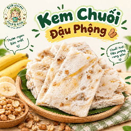 KEM CHUỐI ĐẬU PHỘNG