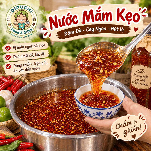SỐT NƯỚC MẮM KẸO (100ml)