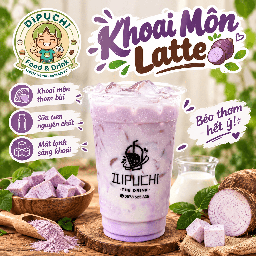 KHOAI MÔN LATTE